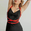 Women Punk Belt Fashion Leather Waist Belt Female Street Style Decoration Suspenders for Women Gothic Clothing Accessories