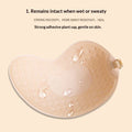 Mango cup nipple cover, ultra-thin breathable gathering invisible bra, suitable for women's summer camisole vest