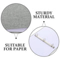 A4 3 Ring Binder Sturdy Fabric Covered File Folder for Organizing Papers Presentations Projects At Home Sheet Organizer