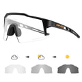 Kapvoe Red Photochromic Cycling Sunglasses for Men Blue | SAMAG