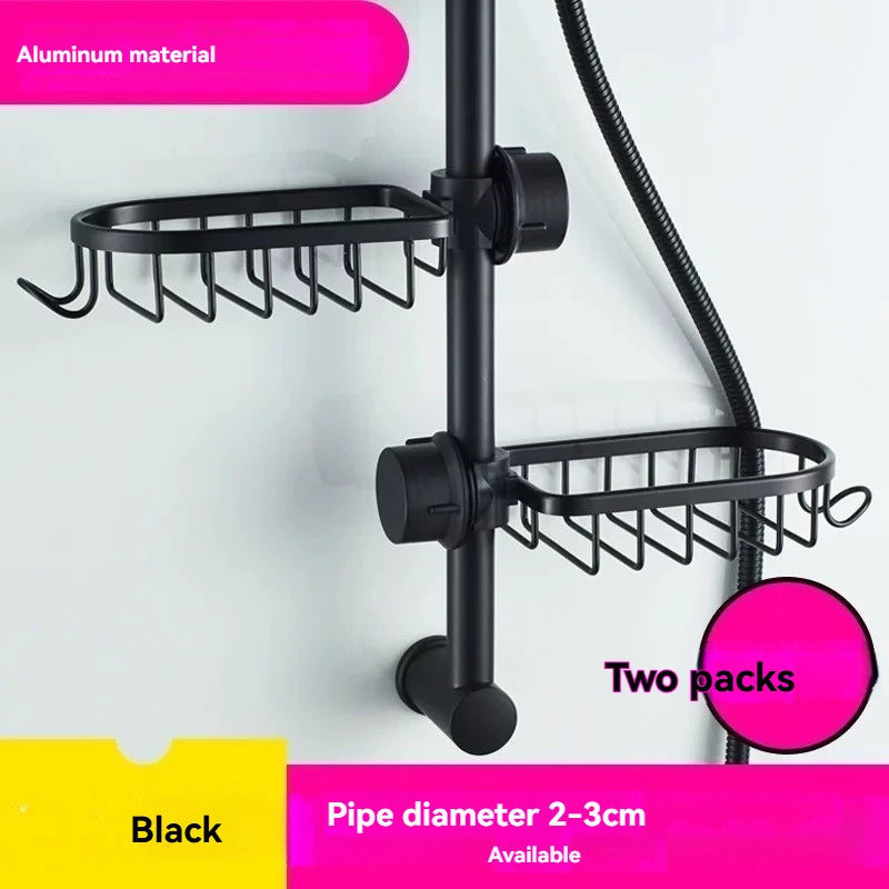 2Pcs/Kitchen Faucet Storage Rack, No - Drill Sponge Draining Multi - Functional - View 8 | SAMAG