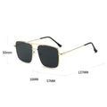 KLASSNUM Fashion Metal Frame Sunglasses Leisure Driving - View 3 | SAMAG