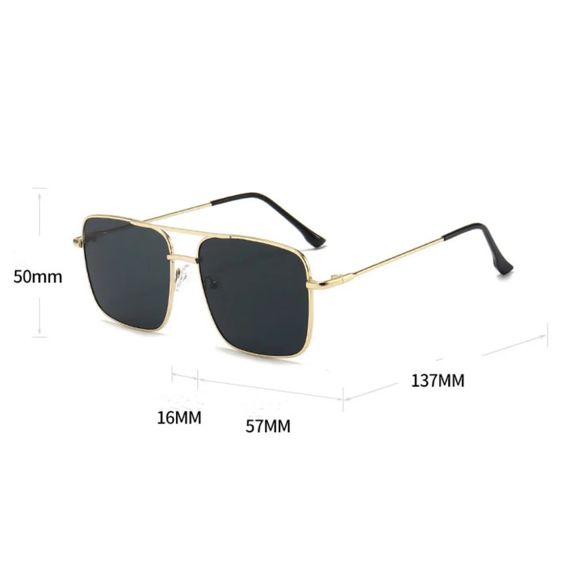 KLASSNUM Fashion Metal Frame Sunglasses Leisure Driving - View 3 | SAMAG