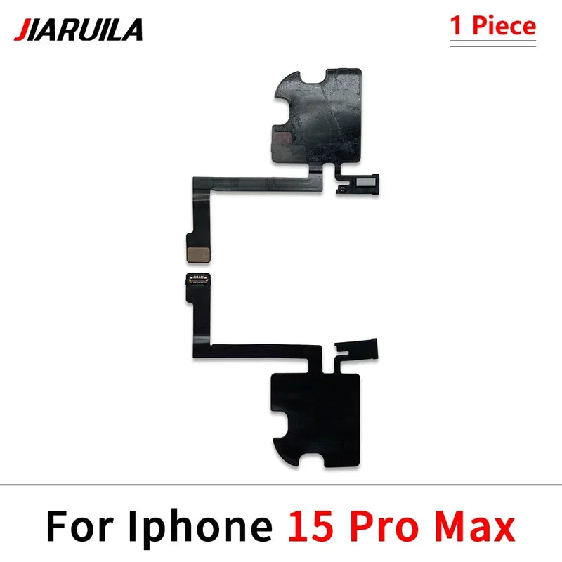 Earpiece Light Sensor Proximity Flex Cable For iPhone 13 14 15 Pro Max Plus Mini with Mic Ear Speaker Ribbon Repair Parts