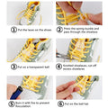 Spring Lock Shoelaces No Tie Shoe Laces Sneakers Round Elastic Shoelace Kid Adult Quick Without Ties Shoestrings Rubber Bands