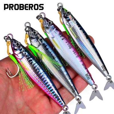 PROBEROS 1/ Slow Sinking Metal Jig Fishing Lures - 3D | SAMAG