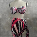 Women's Scarf Swimsuits with Letter Signature Logo Lady | SAMAG
