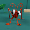 Garden Cute Metal Grasshopper Figurine Decor Outdoor Tree Wall Art Garden Grasshopper Statues Decoration For Yard Patio Backyard