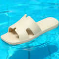 Women's Slippers, Summer Cool Slippers, Breathable Open Toed Side Hollow, One Foot Sandal Shoes, Comfortable Slippers 36-41