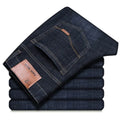 Men's Casual Straight Stretch Jeans Spring Autumn | SAMAG