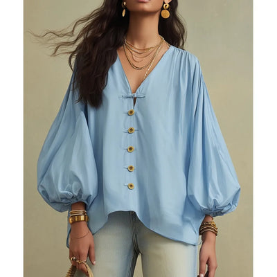 Autumn New Solid Color Fashion Single-breasted Loose | SAMAG