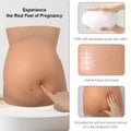 LERVANLA Upgraded Version Pregnant Woman's Belly Silicone False Belly False Pregnancy Surrogacy Photo Actor Performance Props