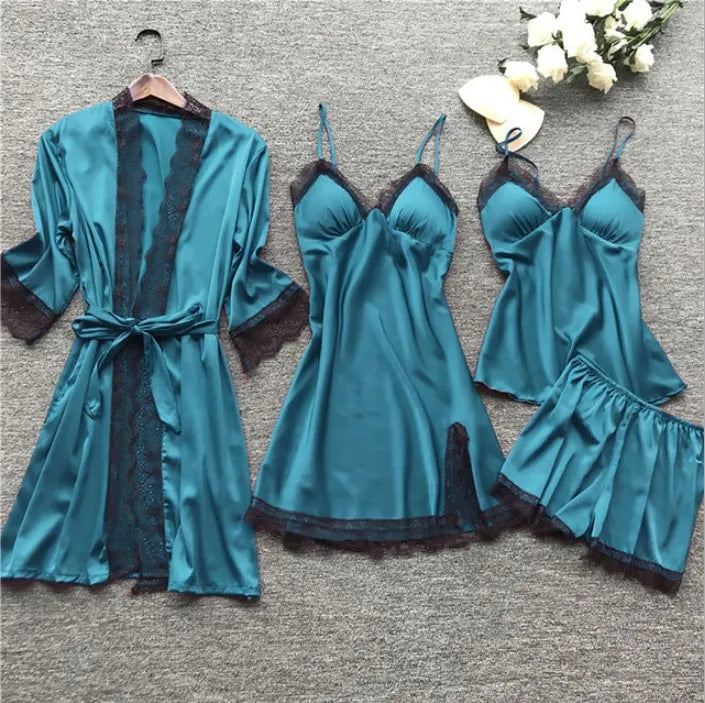Women's Sleep Robe Gown Sets Sleepwear Pajamas Lounge | SAMAG
