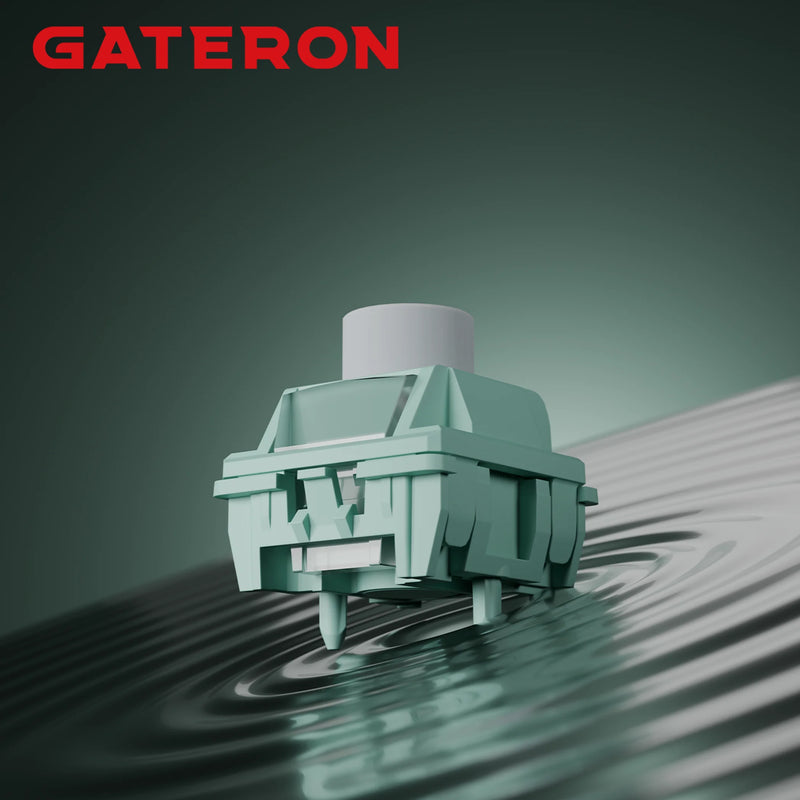 GATERON Magnetic Jade Gaming, Attraction, Silent Switch, Freely Setting, HE Hall Sensor HIFI Sound for Magnetic Keyboard Gaming