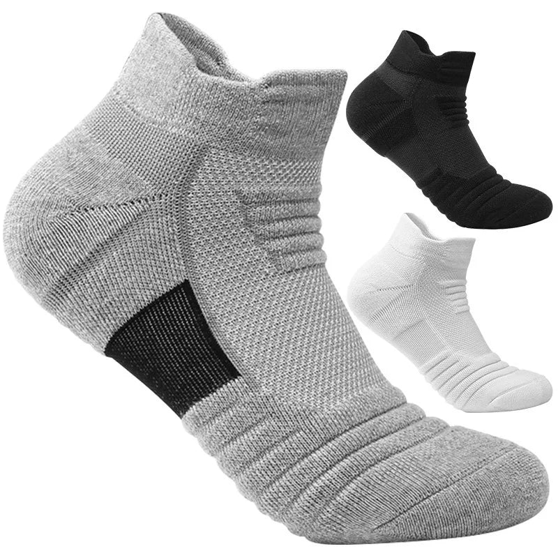 6 Pairs Cotton Soccer Socks Men's Anti-slip Mid Tube | SAMAG