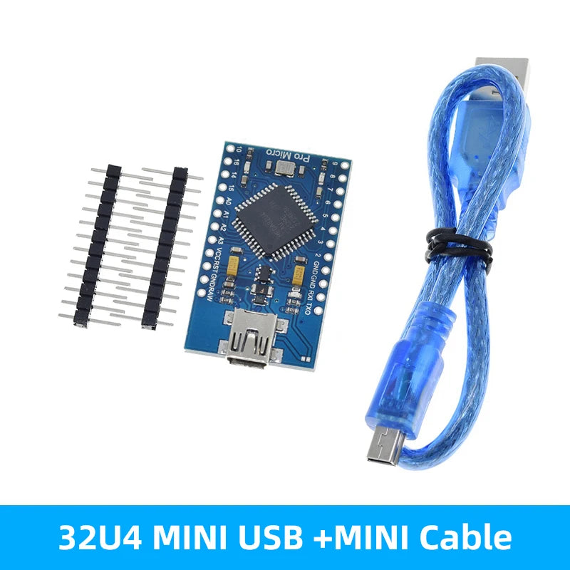 TZT MICRO/MINI/TYPE-C USB ATMEGA32U4 Module 5V 16MHz Board For Arduino ATMEGA32U4-AU/MU Controller Pro-Micro Replace Pro Mini