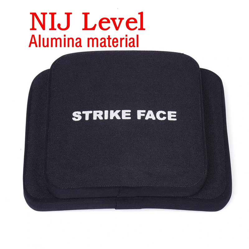 1pc Defensive Shield Alumina Ceramic Plate Self-defense Security Plates 6x6 , 6x8 ,10x12 Body Weight Armor Material Bullet-proof