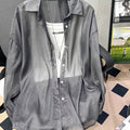 New 2026 Women's Ultra-Smooth Loose Sun Protection Shirt Pearl Silk Ice Sensation Open Cardigan Outerwear Summer Fashion