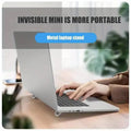 2pcs/Set Laptop Stand for Computer Keyboard Stand Riser Aluminum Mini Portable Laptop Stands for Notebook