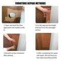 4.5M/Roll Realistic Wood Grain Repair Adhensive Duct Tape Floor Furniture Renovation Skirting Line Sticker Home Decoration