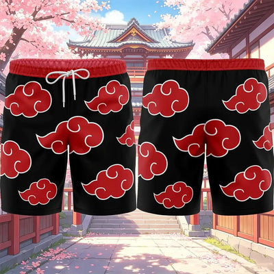 Japanese Anime Style Beach Swim Trunks 3D Print Quick Dry | SAMAG