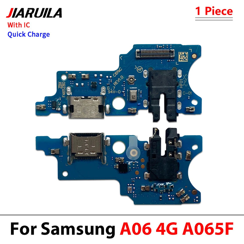 For Samsung A06 A16 A26 A36 A56 A07 A17 A37 A57 4G 5G USB Dock Charging Port Flex Cable Charger Board With Microphone Connector