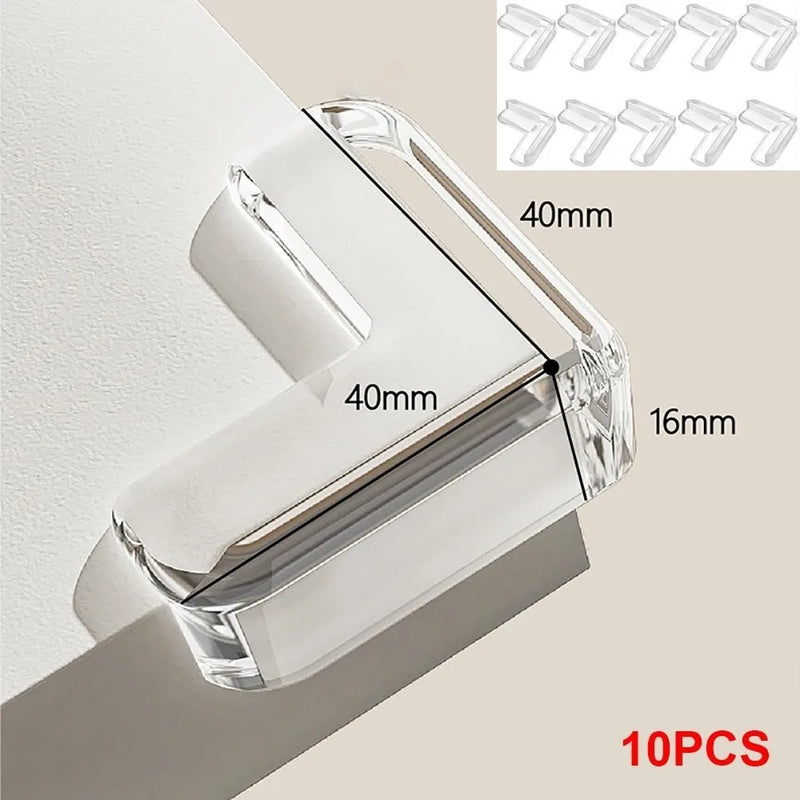High Quality Anti Collision Baby Proofing PVC Transparent Corner Guard Strip Self Adhesive Cabinet Airbag Furniture Bumper