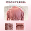 Synthetic Straight Wigs with Bangs Long Silky Heat Resistant Fiber Hair Full Machine Wig Cosplay Party Wig For Fashion Women