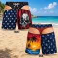 Novelty Fake Butt Swim Trunks for Men Funny Beach Party | SAMAG