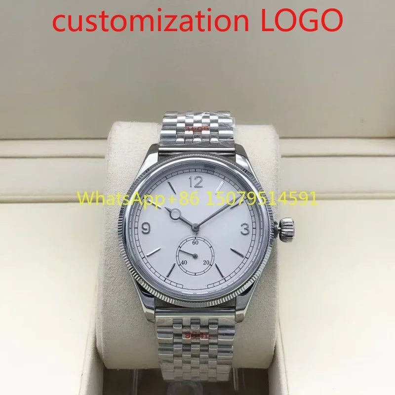 Customized Luxury Watches 39MM Men's 904L Stainless Steel Automatic Mechanism Watch - Visuel 26 | SAMAG