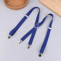 Elastic Adjustable Suspenders For Adults And Kids - Men Women Braces Set For Children Boys Girls Wedding - Visuel 9 | SAMAG