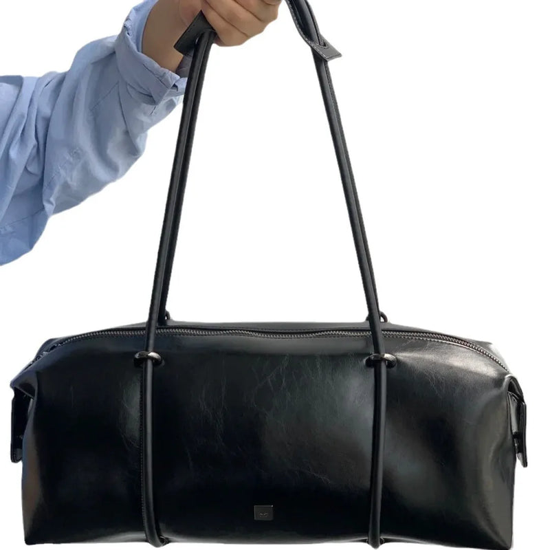 Premium Women’s Boston Pillow Bag, 2025 New Large Capacity Handbag, Gym Sports Duffel, Travel Shoulder Tote