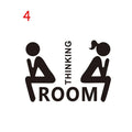 Waterproof Bathroom Home Art Door Decor Removable Wall Sticker Vinyl Poster Toilet Decals Fashion High Quality