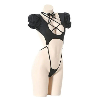 Lingerie Set Sexy Hot Woman Lace Babydoll Chemise Dress | SAMAG