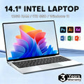 New 14.1" Laptop Computer Intel Core i7 9850H/Atom A3950 Windows 11 Notebook PC 12GB RAM 512GB 1TB M.2 SSD Office Study Computer