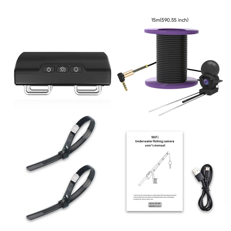 Dodosee WiFi Fishing Camera 15-50m Underwater HD Fish | SAMAG