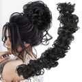 Messy Bun Hair Piece Curly Wavy Hair Bun Scrunchies Extensions Long Ponytail Extensions Ponytail DIY Wrap Around Bun Hair