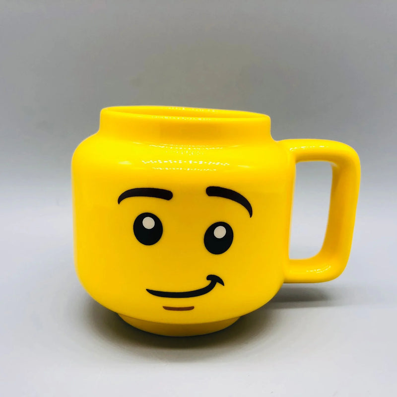Cute Cartoon 250ML Mug Cups Ceramic Coffee Milk Tea Drinkware Impish Expression Pattern for Couple Friend Christmas gifts Travel