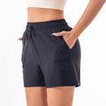 Women's Spring Summer 2-in-1 Yoga Shorts High-Waist Anti-Exposure Quick-Drying