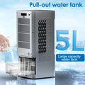 Large Floor Standing Air Conditioner, Fast Cooling Water Ice Cooler Fan, 24H Timer, Oscillating, for Living Room, Air Cooler Fan