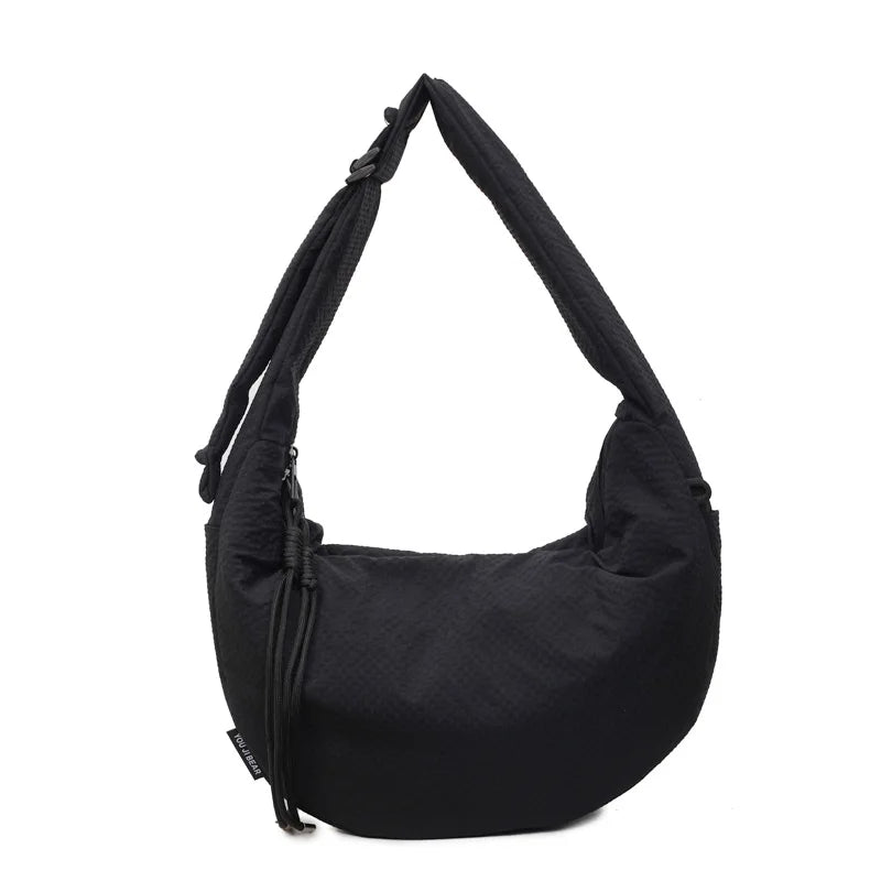 New Comfortable and Versatile Texture Hobo Bags Women Crossbody Bags Large Capacity Lightweight Casual Storage Bags Fashionable