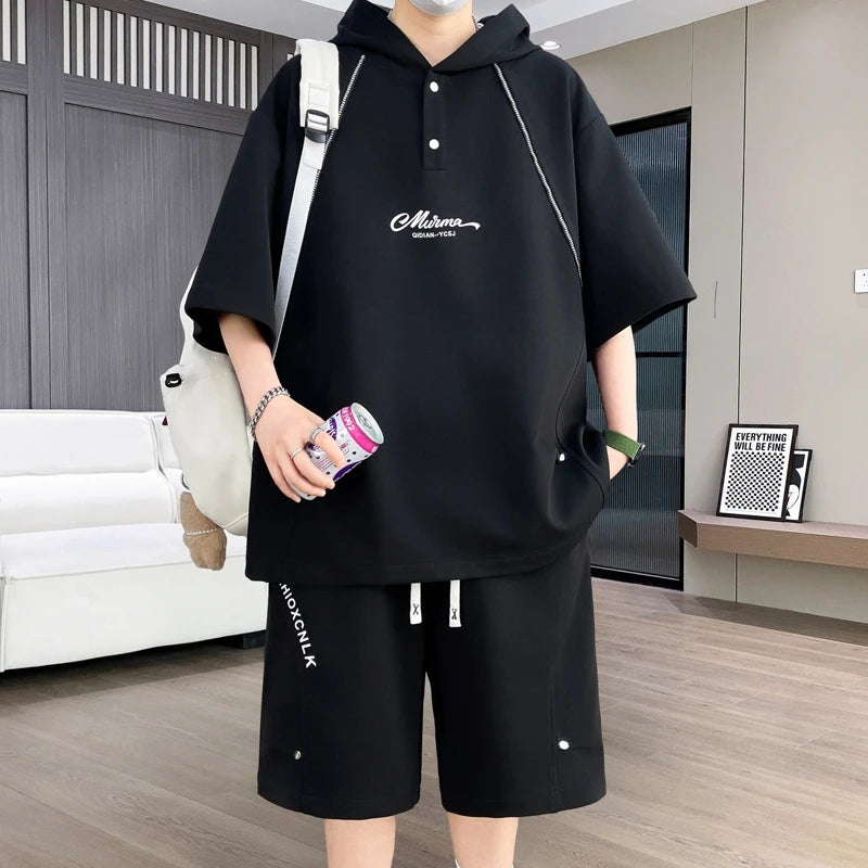 T Shirts + Shorts Summer Fashion Sportswear Men's Casual | SAMAG