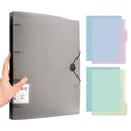 4 Rings Binder 12.59x9.76Inch Hold up 220Sheets Water Resistant for Student Teacher Office Workers Presentation Folder