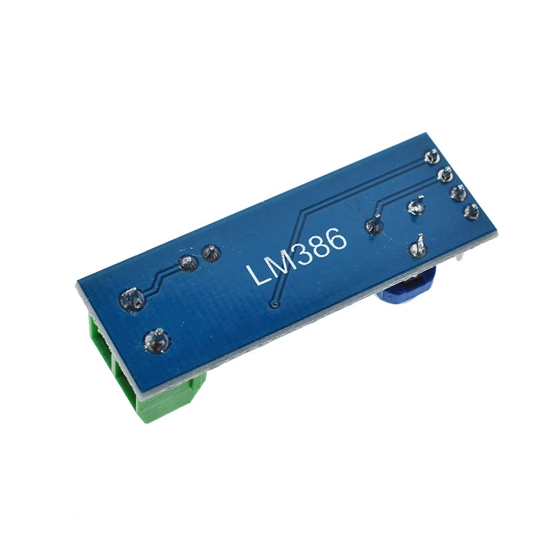 LM386 audio power amplifier module 200 times gain amplifier board mono power amplifier 5V-12V Input