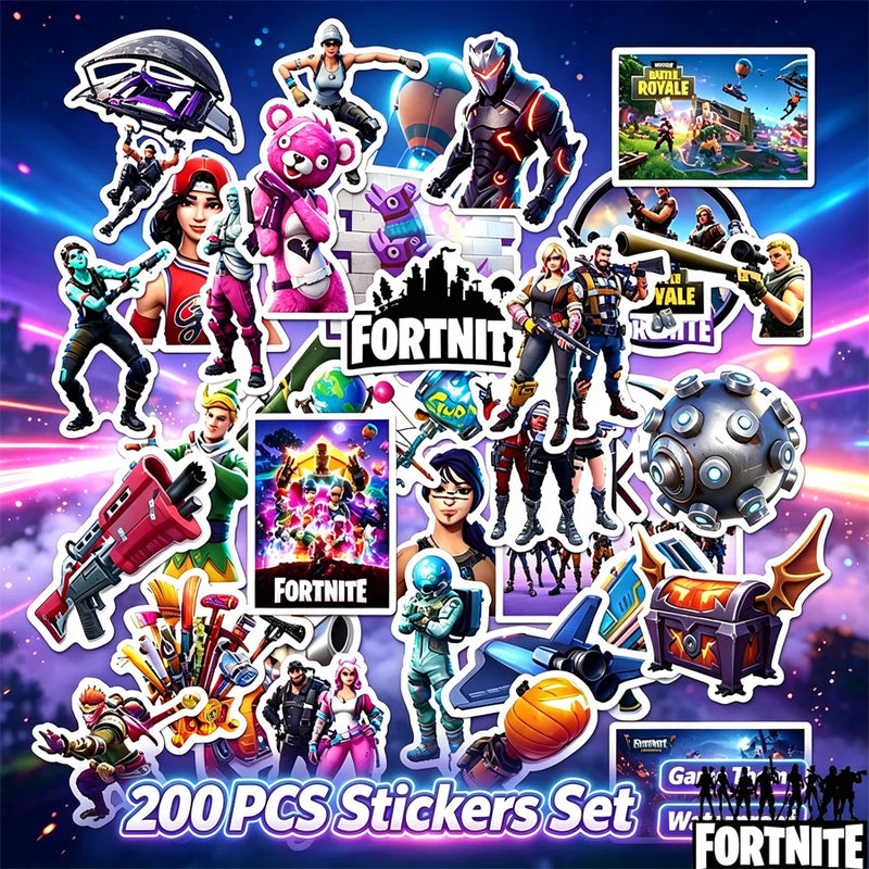 Original Fortnite Game Stickers Waterproof Vinyl Decals - View 7 | SAMAG