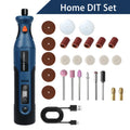 Cordless Rotary Tool Kit Mini, 7.4V 12 - Speed Power USB Rechargeable, for DIY Crafts, Wood Carving - View 8 | SAMAG