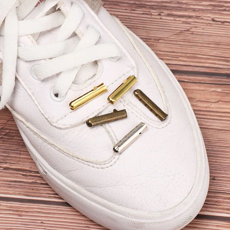50Pcs Replacement Shoe Lace Head Professional Shoelaces Repair Ends Shoestrings Bullet Aglets Tip Shoes Accessories for Unisex