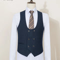 ST Cassy High-End Brand Formal Business Men's Suits Single Breasted Solid Color Slim Fit Suit Wedding Three-Piece