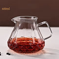 JUSTINLAU Hand Drip Coffee Pot Set High Borosilicate Glass Coffee Brewing Pot Espresso Filter Cups Household Coffee Accessories