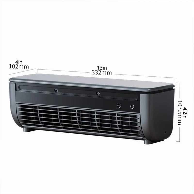 Air Conditioner Fan Wall Mounted Ductless Portable AC-Unit With Remote Control Powerful Airflow And Mist Cooling For Small Room